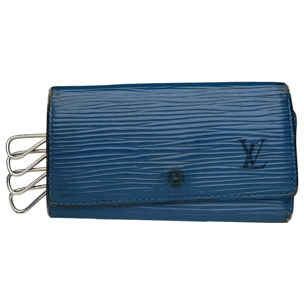 Louis Vuitton Lockme Blue Leather Purse image 1