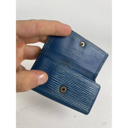 Louis Vuitton Lockme Blue Leather Purse image 3