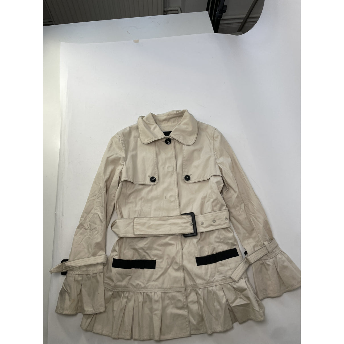 D&G Beige Cotton Trench Coat image 4