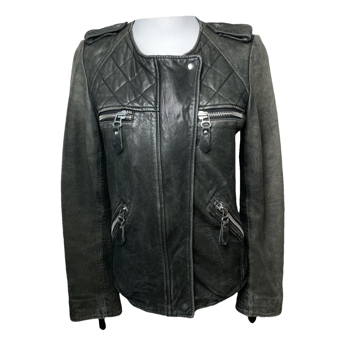 Isabel Marant Etoile Black Leather Jacket image 1