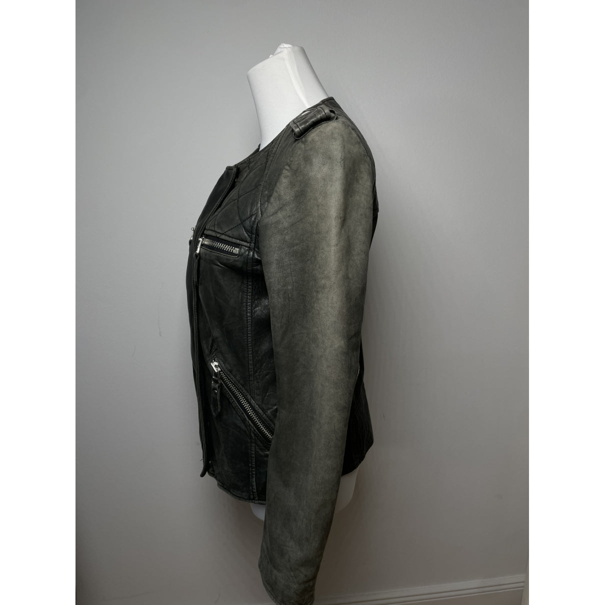 Isabel Marant Etoile Black Leather Jacket image 2