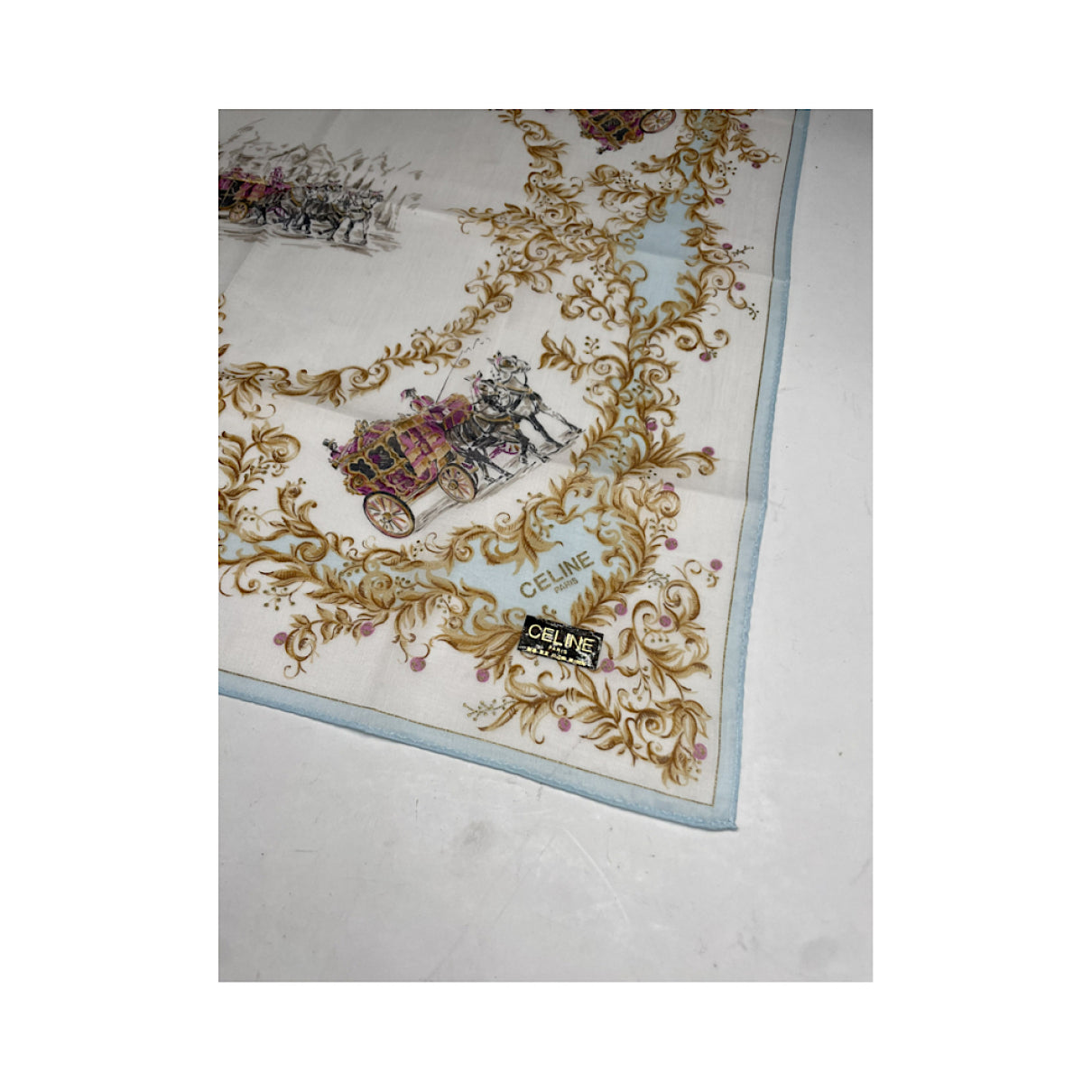 Celine Multicolour Cotton Silk Handkerchief image 2