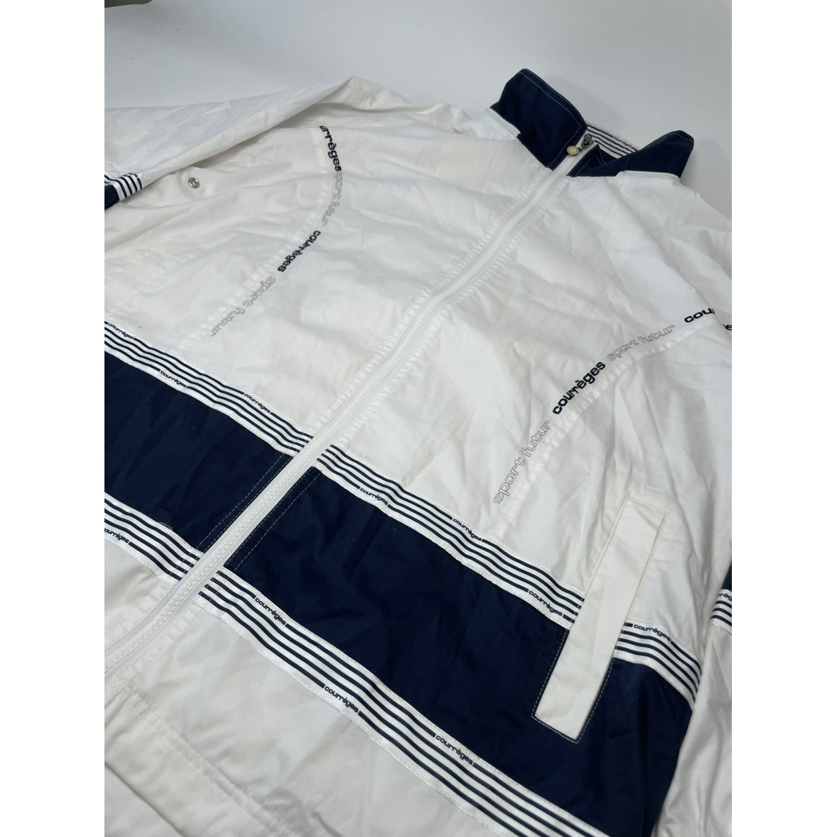 Courrèges White Polyester Jacket image 3