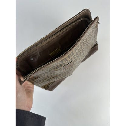 Fendi Baguette Brown Patent Leather Handbag image 4