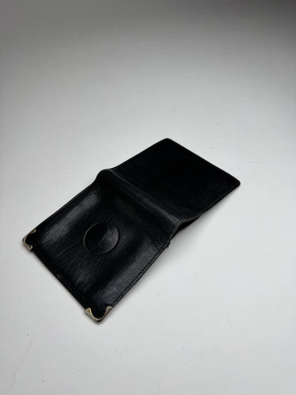 Vintage Celine Paris Triomphe Leather Wallet black