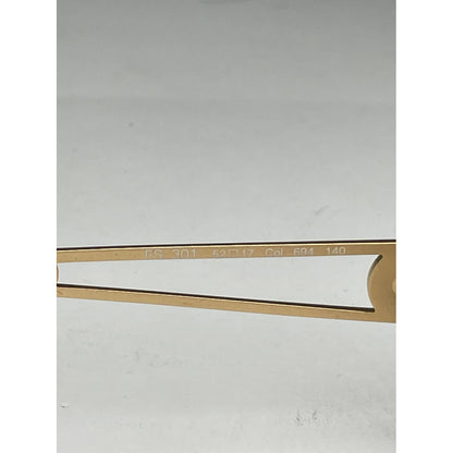 Fendi Gold Metal Sunglasses image 4