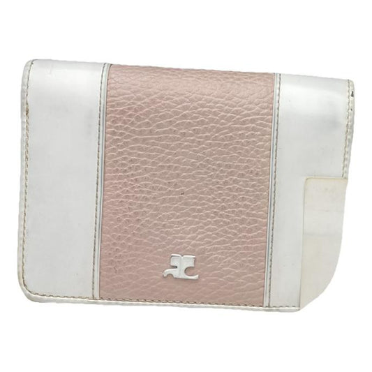 Courrèges Pink Leather Wallet image 1