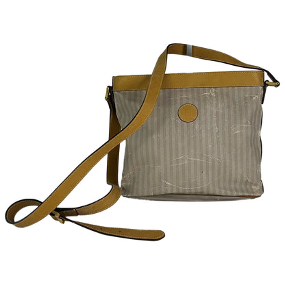 Fendi Baguette Grey Cotton Handbag image 1