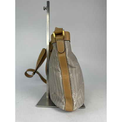 Fendi Baguette Grey Cotton Handbag image 4