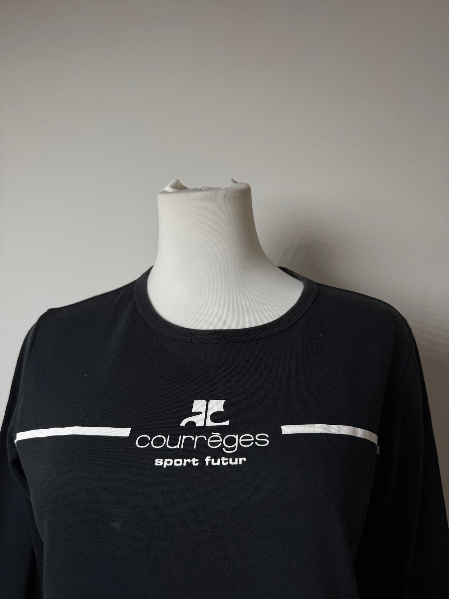 Vintage Courreges Paris Sweater Black 38/M