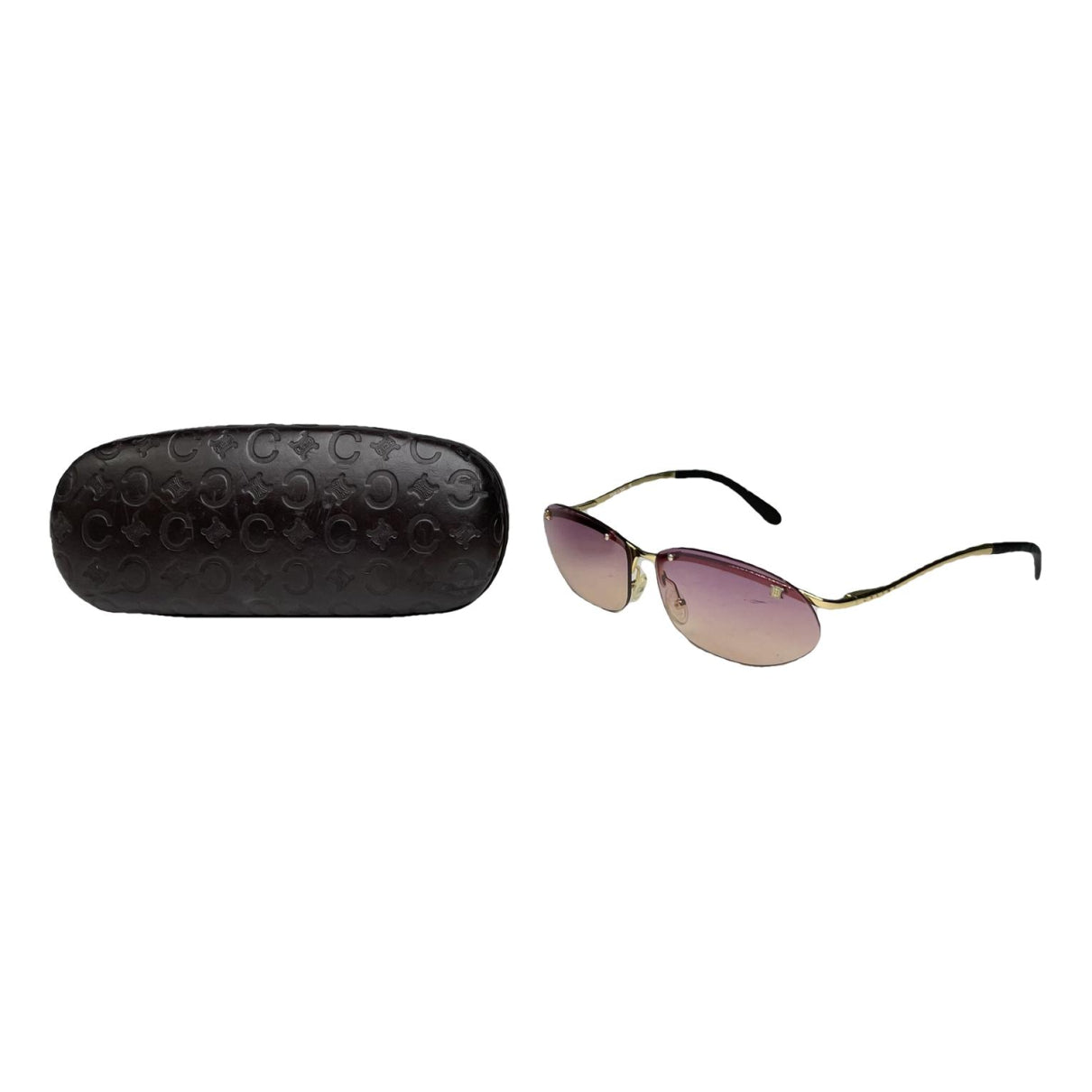Celine Pink Metal Sunglasses image 1