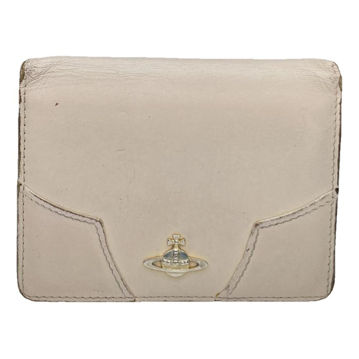 Vivienne Westwood Beige Leather Purse image 1