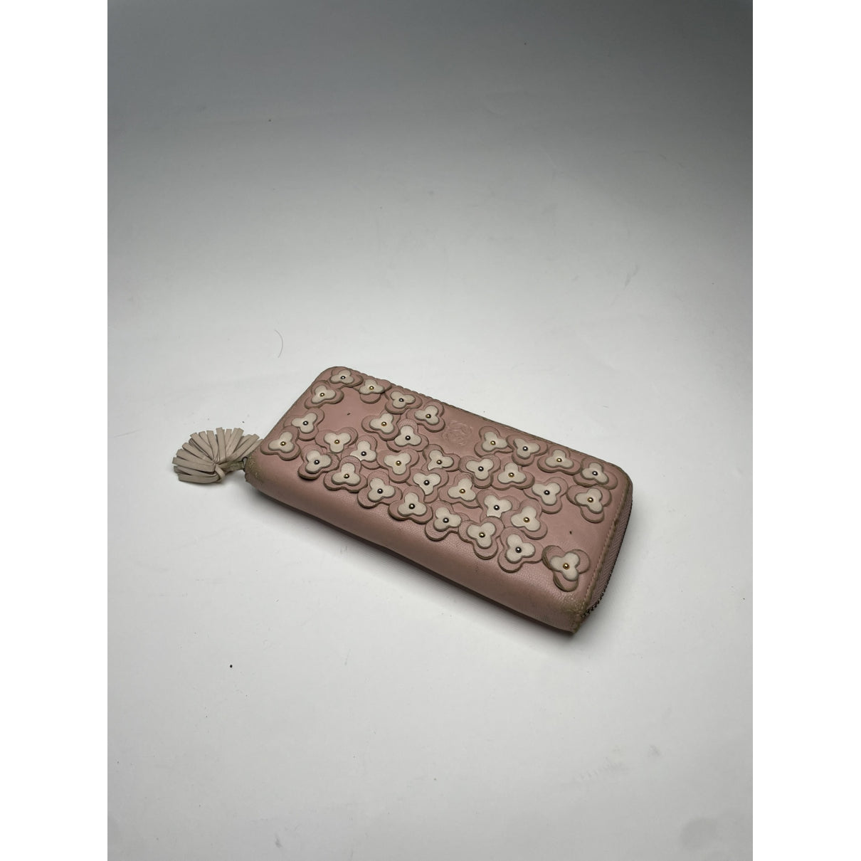 Loewe Puzzle Pink Leather Wallet image 4