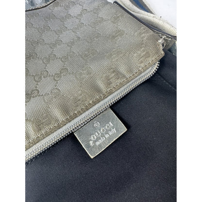 Gucci Jackie Vintage  Silver Leather Handbag image 3