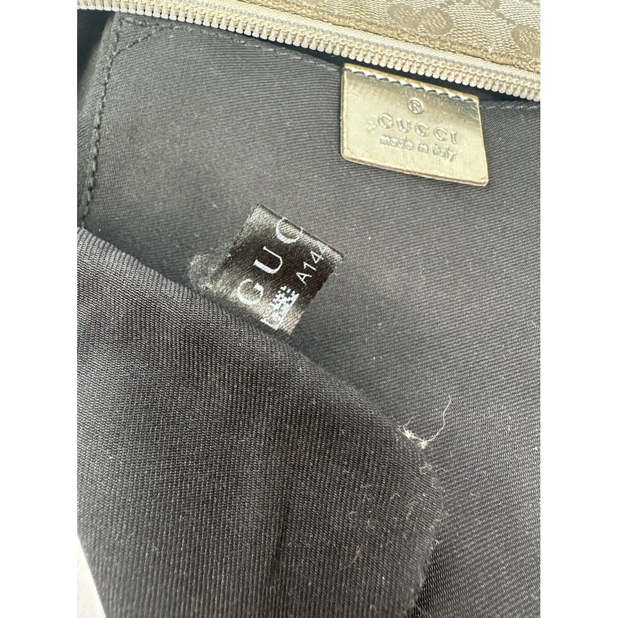 Gucci Jackie Vintage  Silver Leather Handbag image 4