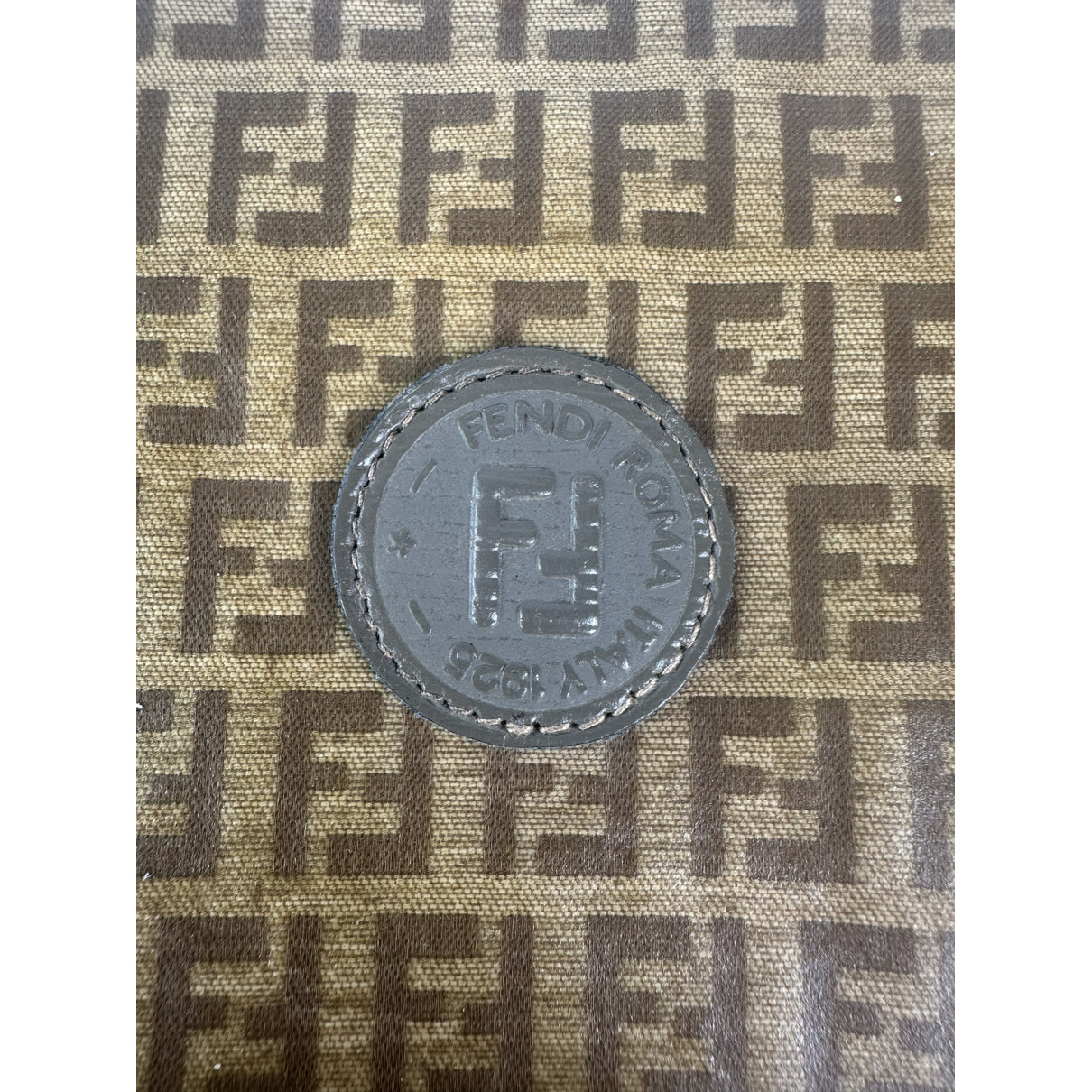 Fendi Baguette Brown Leather Clutch Bag image 2