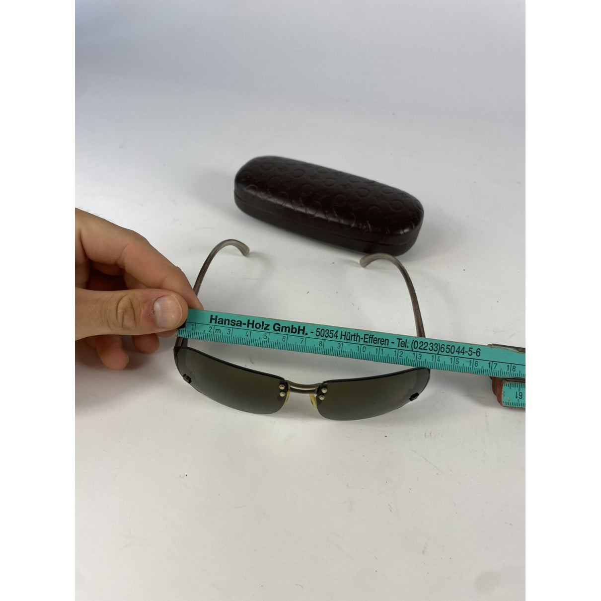 Celine Black Plastic Sunglasses image 5