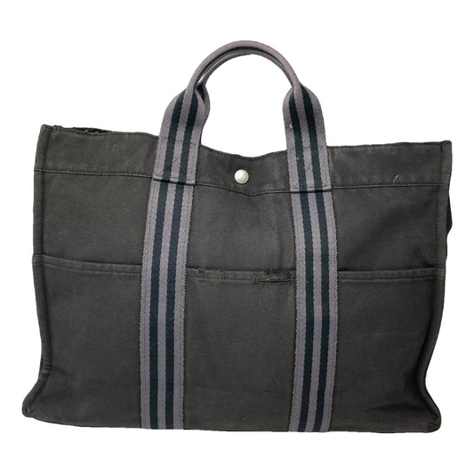 Hermès Black Cotton Handbag image 1