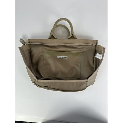 Issey Miyake Brown Cotton Handbag image 2