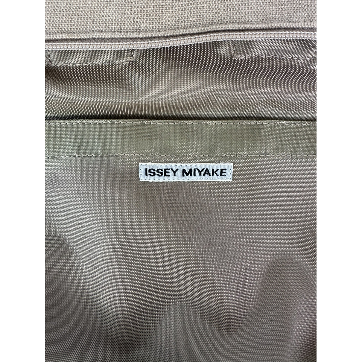 Issey Miyake Brown Cotton Handbag image 3