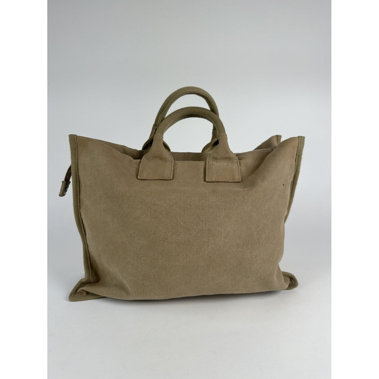 Issey Miyake Brown Cotton Handbag image 5