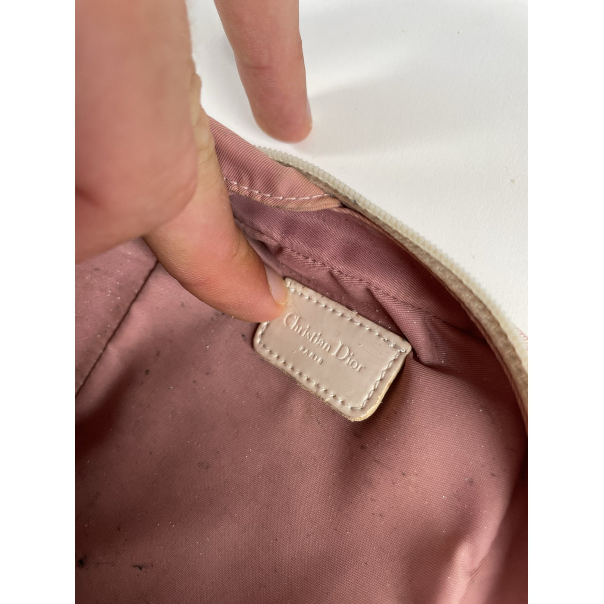 Dior Saddle Pink Leather Handbag image 5