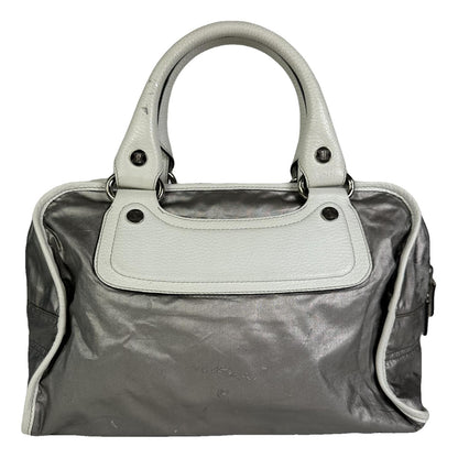 Celine Silver Leather Handbag image 1