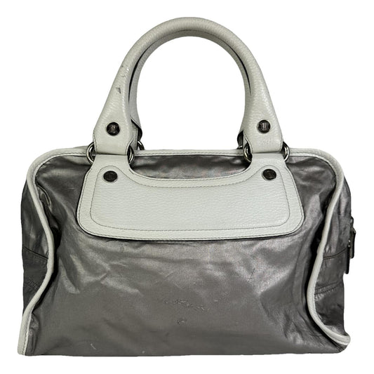 Celine Silver Leather Handbag image 1