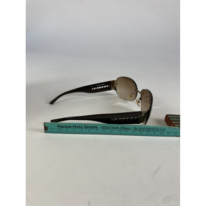 Celine Brown Plastic Sunglasses image 4