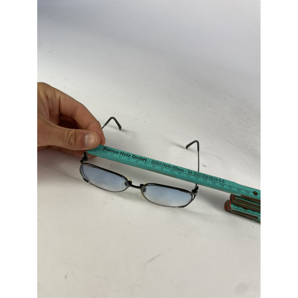 Yves Saint Laurent Blue Metal Sunglasses image 5