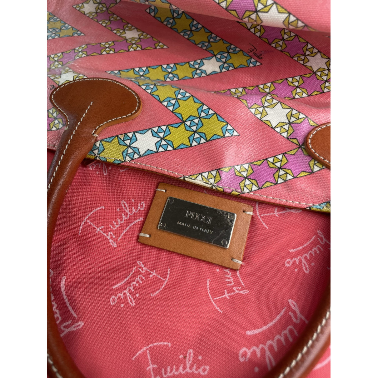 Emilio Pucci Red Leather Handbag image 4