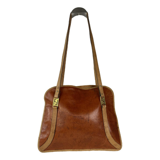 Fendi Peekaboo Red Leather Handbag image 1