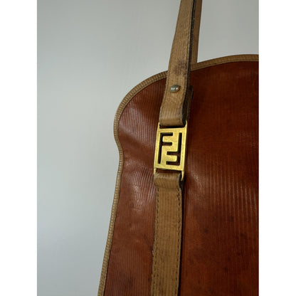 Fendi Peekaboo Red Leather Handbag image 5