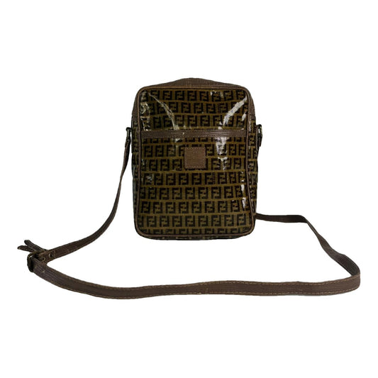 Fendi Baguette Brown Patent Leather Handbag image 1