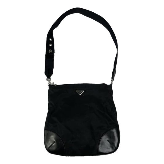 Prada Re-Edition 2000 Double Zip Black Polyester Handbag image 1