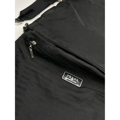 Prada Re-Edition 2000 Double Zip Black Polyester Handbag image 3