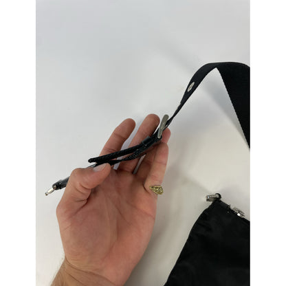 Prada Re-Edition 2000 Double Zip Black Polyester Handbag image 5