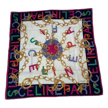 Celine Multicolour Silk Scarf image 1