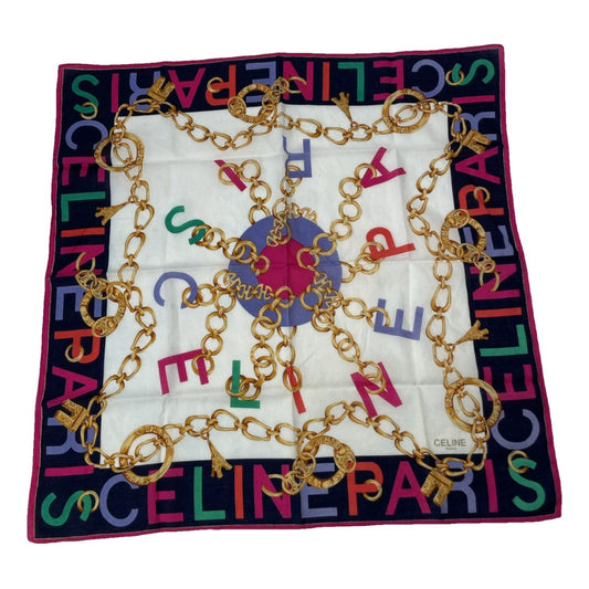 Celine Multicolour Silk Scarf image 1