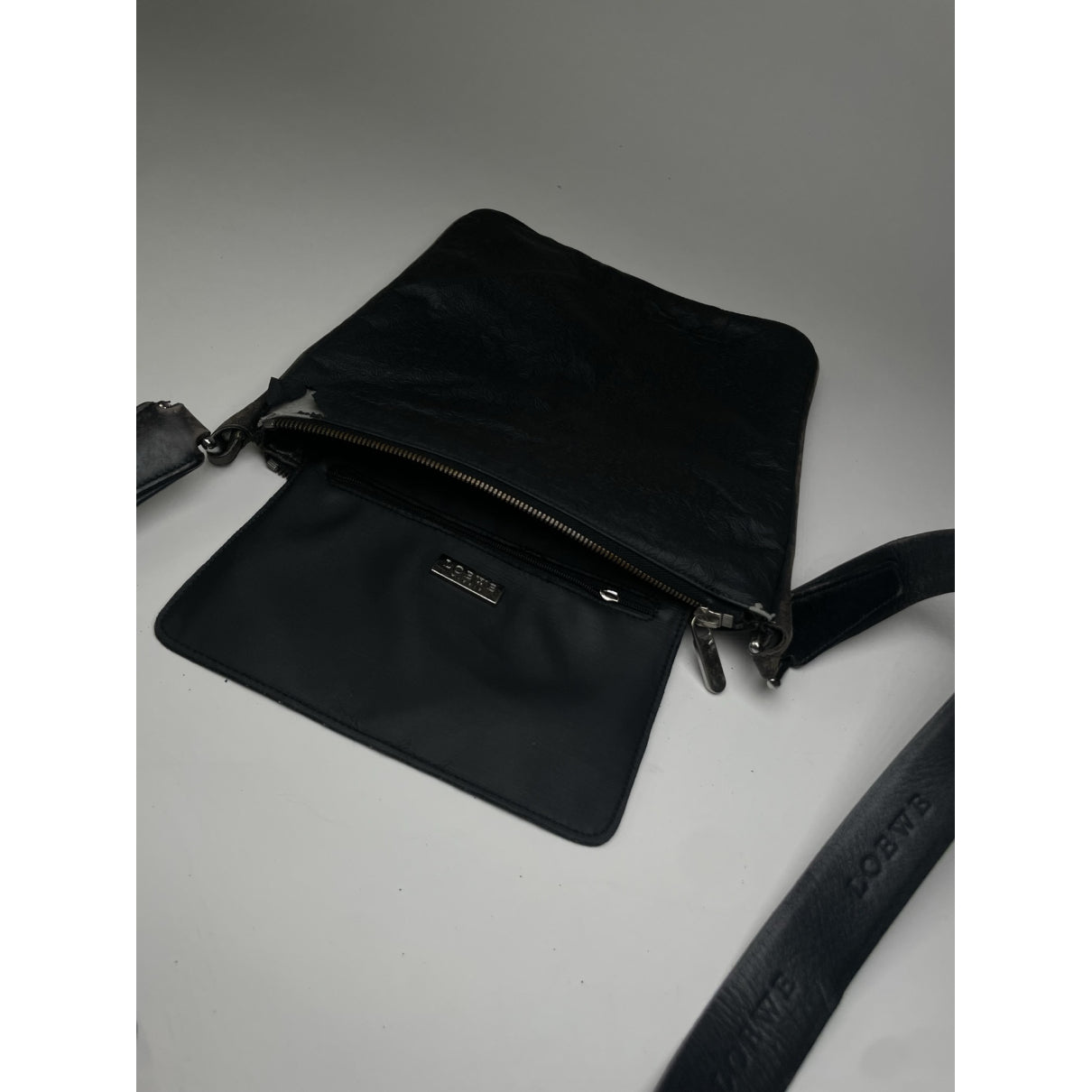 Loewe Cubi Black Leather Handbag image 2