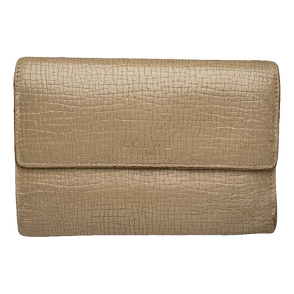 Loewe Puzzle Brown Leather Wallet image 1