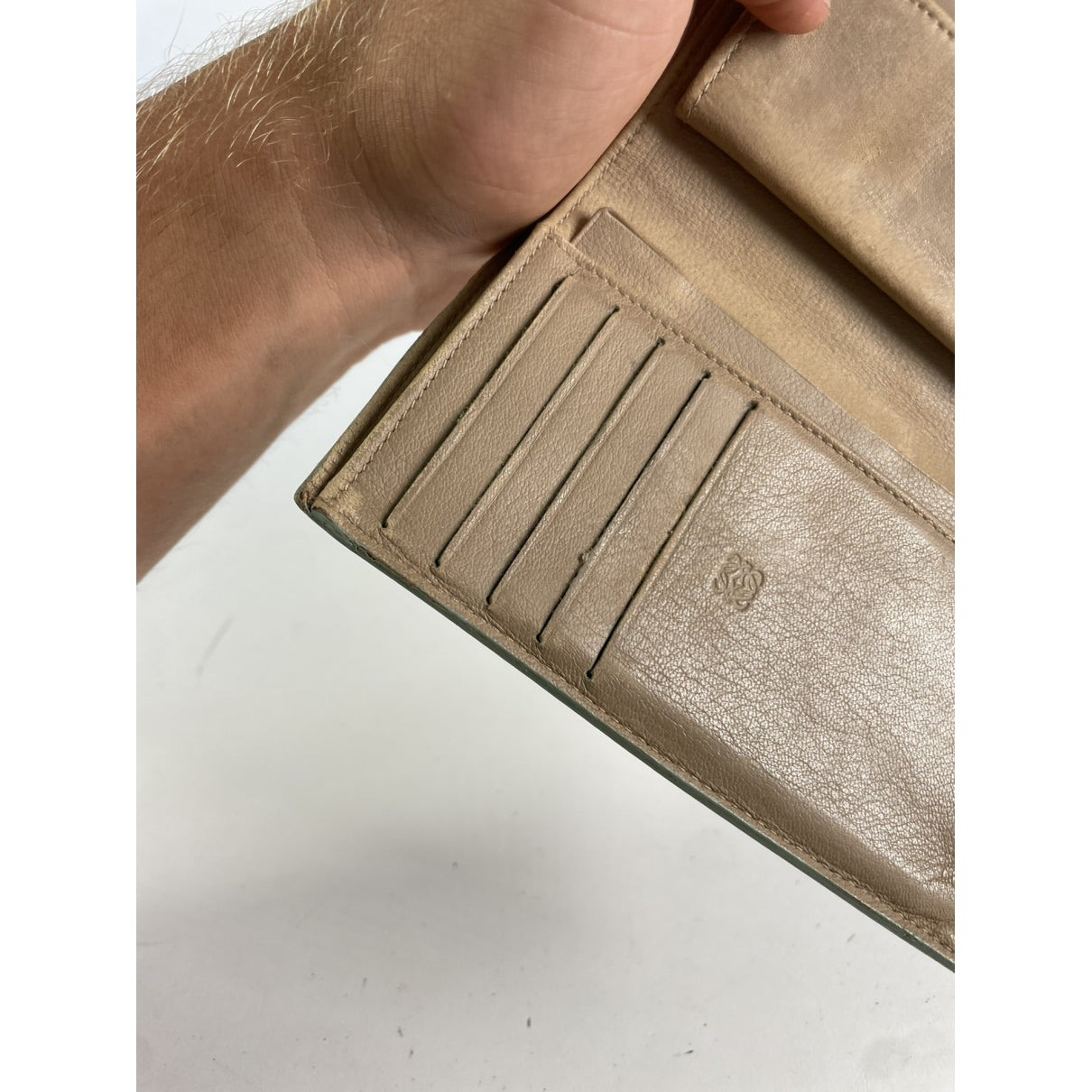 Loewe Puzzle Brown Leather Wallet image 4