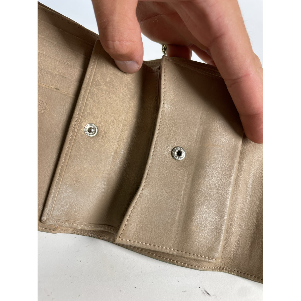 Loewe Puzzle Brown Leather Wallet image 5