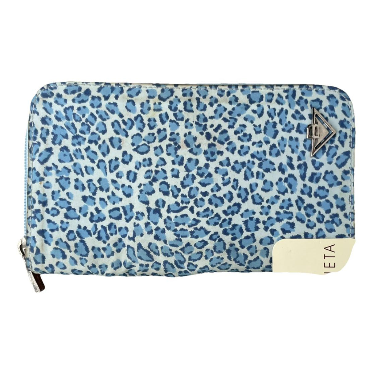 Bottega Veneta Blue Leather Wallet image 1