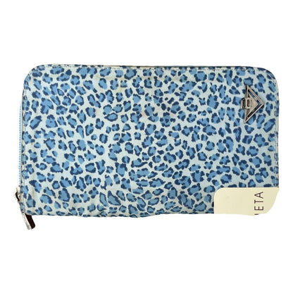 Bottega Veneta Blue Leather Wallet image 1