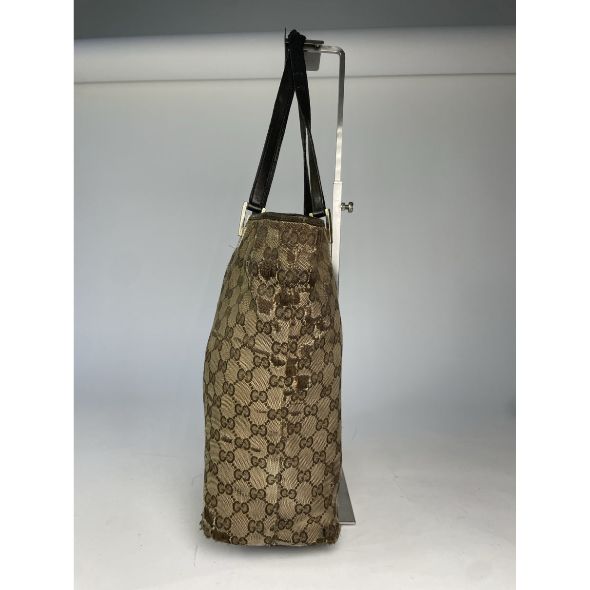 Gucci Jackie Vintage  Beige Cotton Handbag image 3