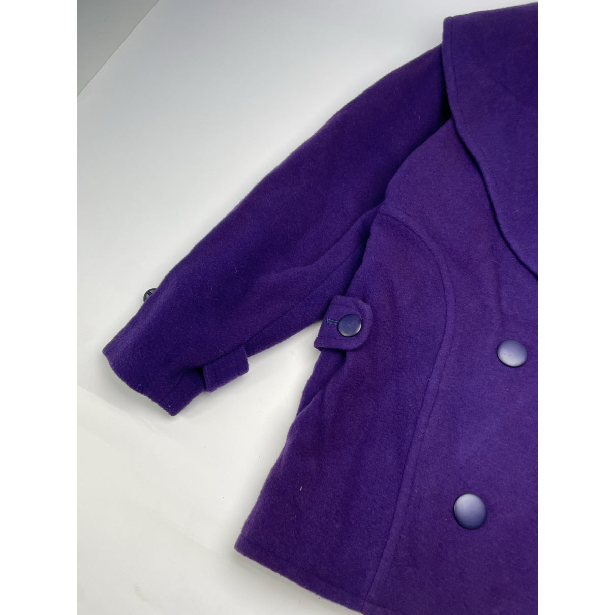 Dior Purple Wool Coat image 3