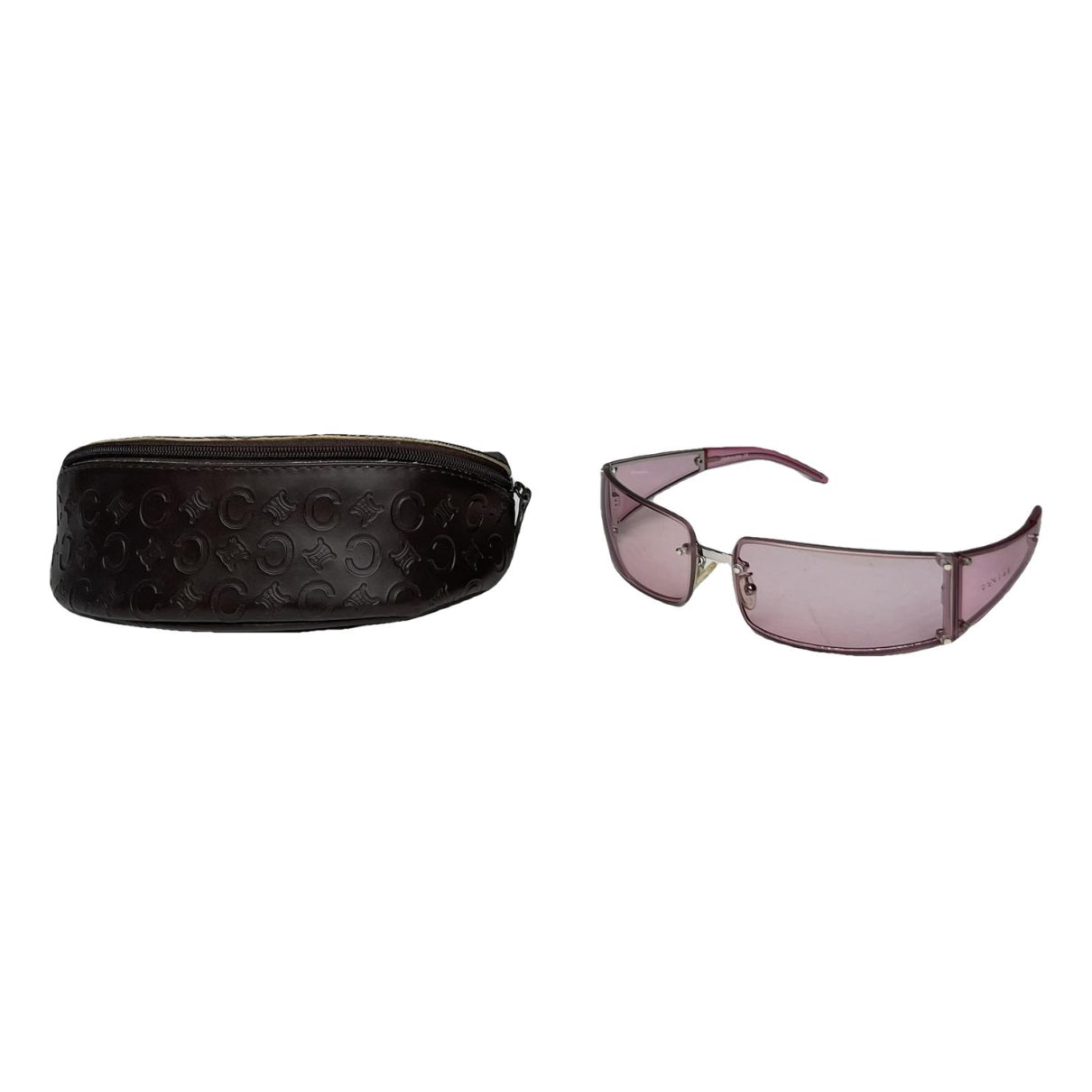 Celine Purple Plastic Sunglasses image 1