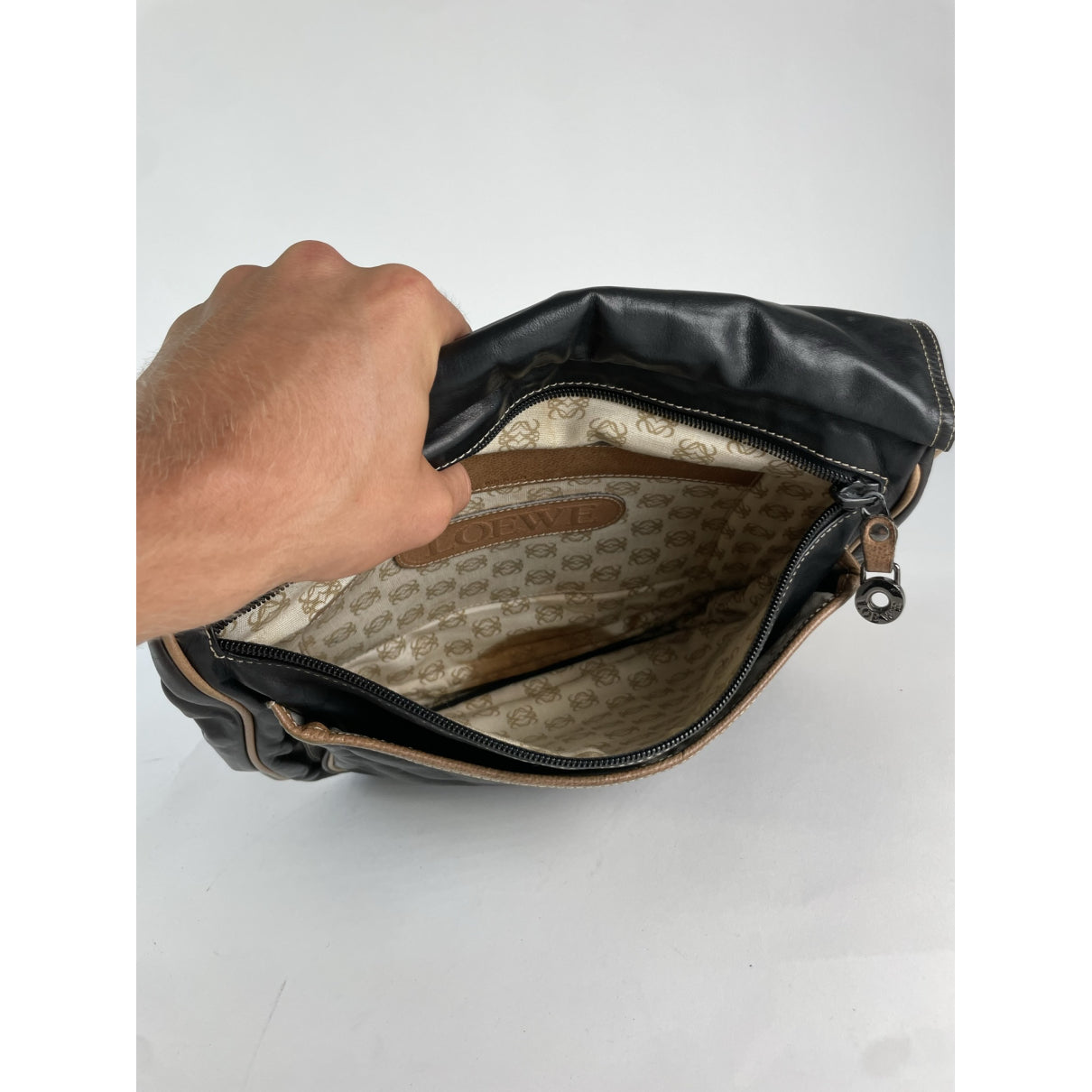 Loewe Amazona Black Leather Handbag image 2