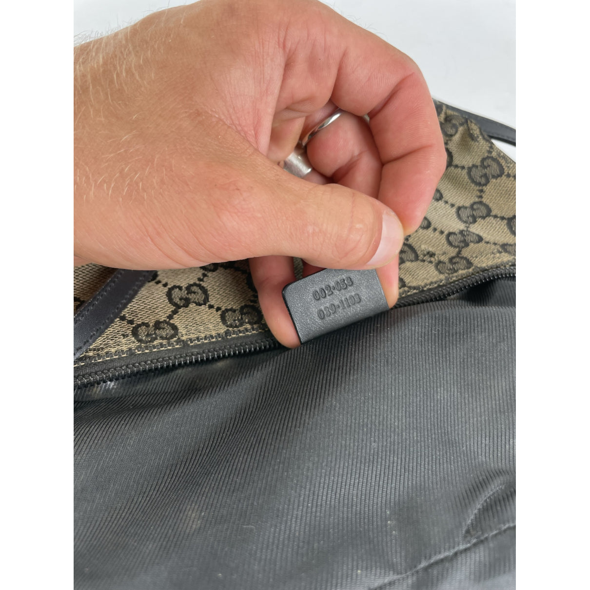 Gucci Jackie Vintage  Beige Cotton Handbag image 3